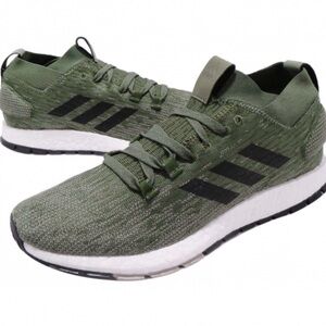 Adidas Olive Knit Running Shoes